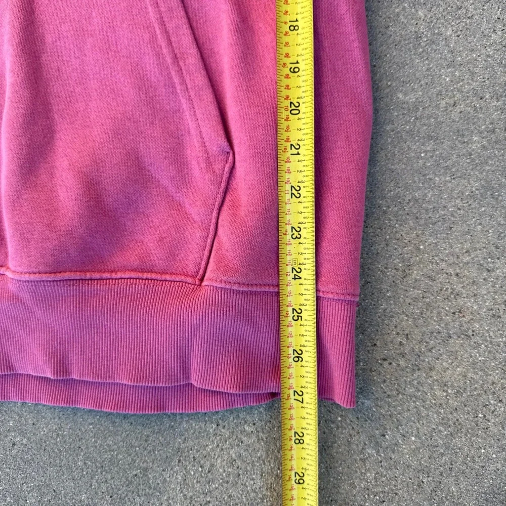 The North Face Mens Pink Pullover Hoodie Fleece Sweatshirt XL Logo Graphic
